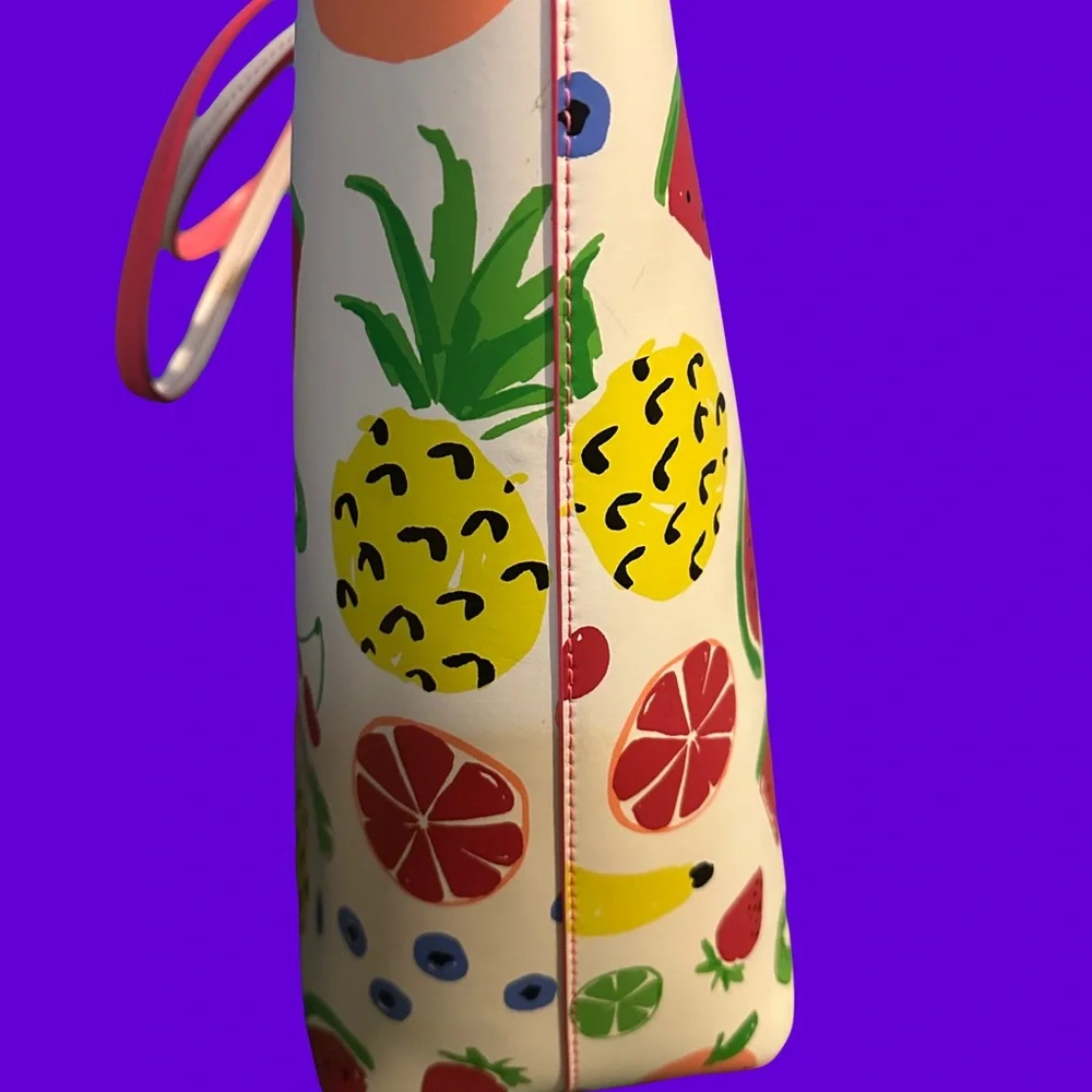 Kate Spade fruit tote. (Hard to find) EUC Excellent Gift - Picture 2 of 11